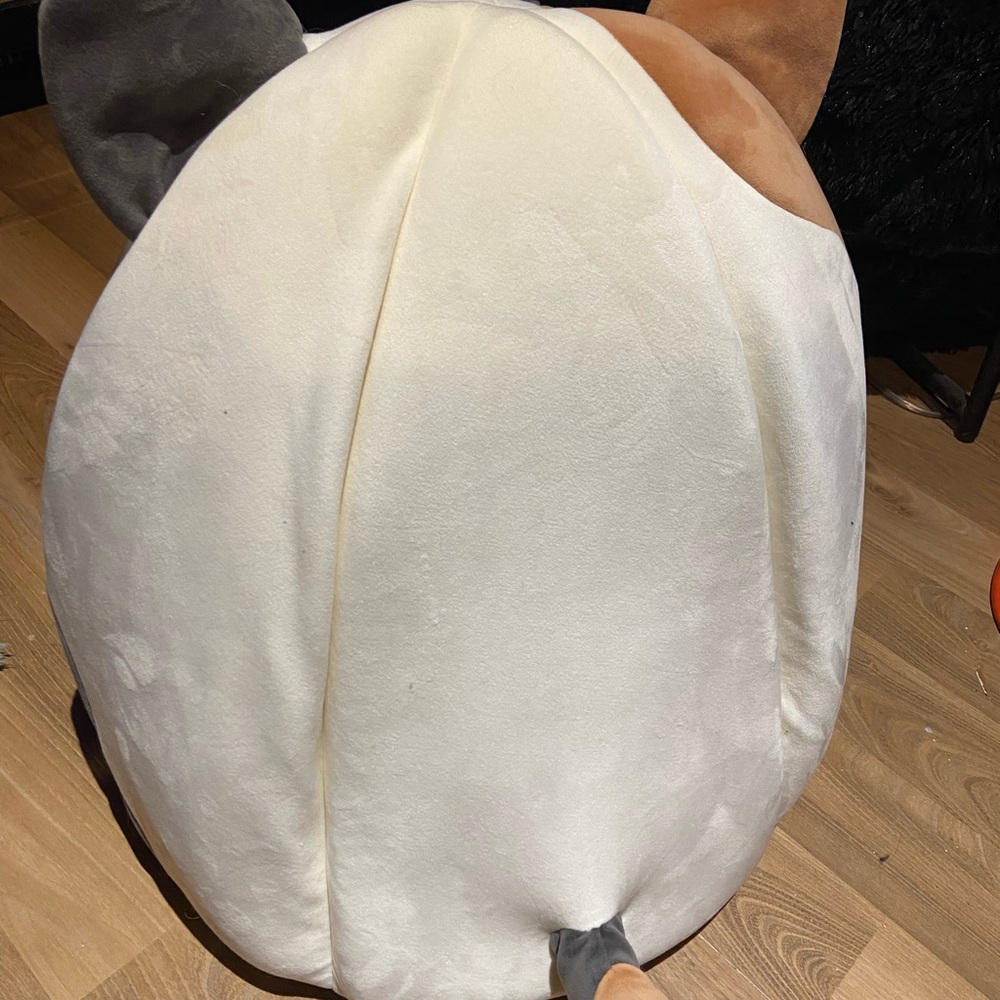 Cozy Cat Ear Pet Bed - Brown, White, Gray - Picture 3 of 3